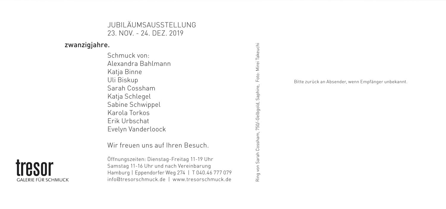 tresor Einladung